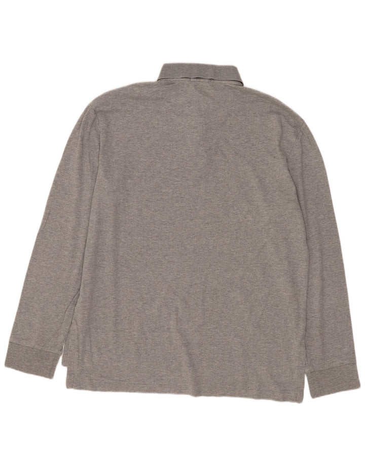 Polo Ralph Lauren Polo à manches longues homme gris moyen coton