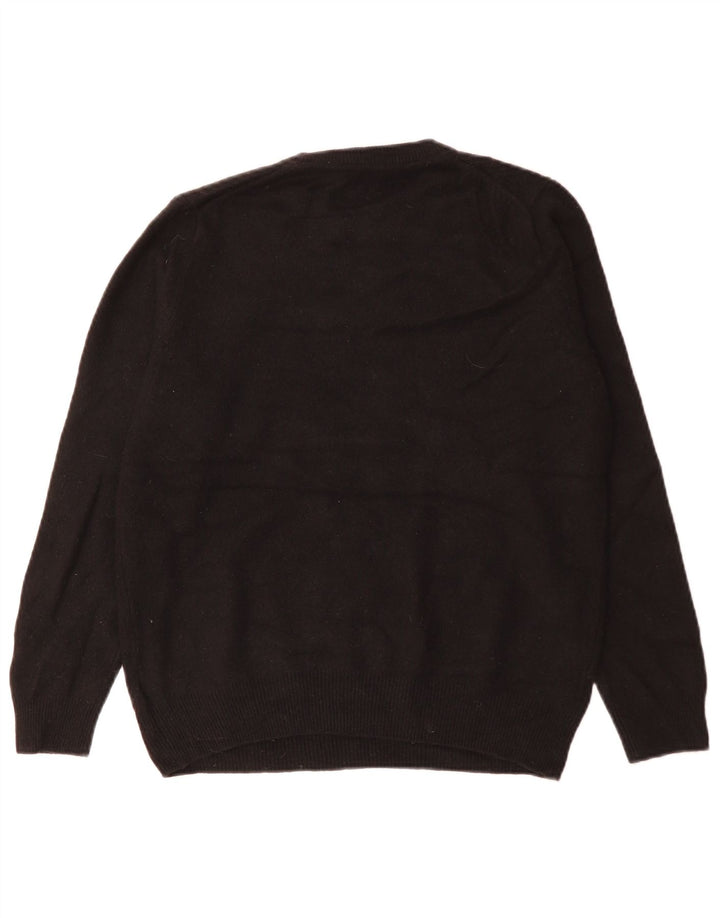 Marks & Spencer Pull à col rond pour femme UK 12 Noir moyen