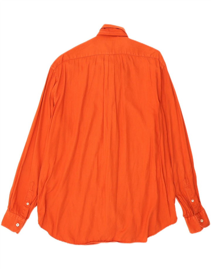 BROOKSFIELD Mens Shirt Size 42 Large Orange Cotton