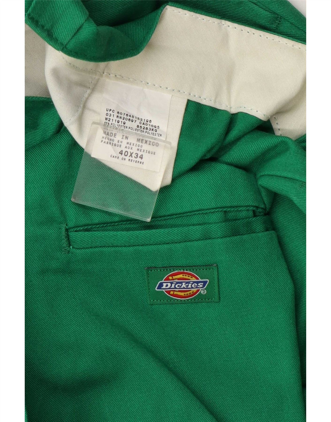 Dickies Short Cargo Homme W40 XL Vert Polyester