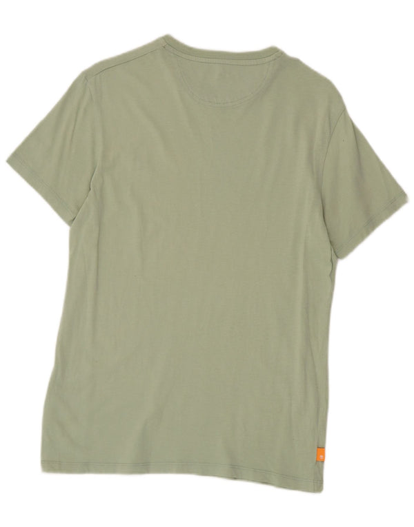 Timberland T-shirt slim fit pour homme en coton vert petit