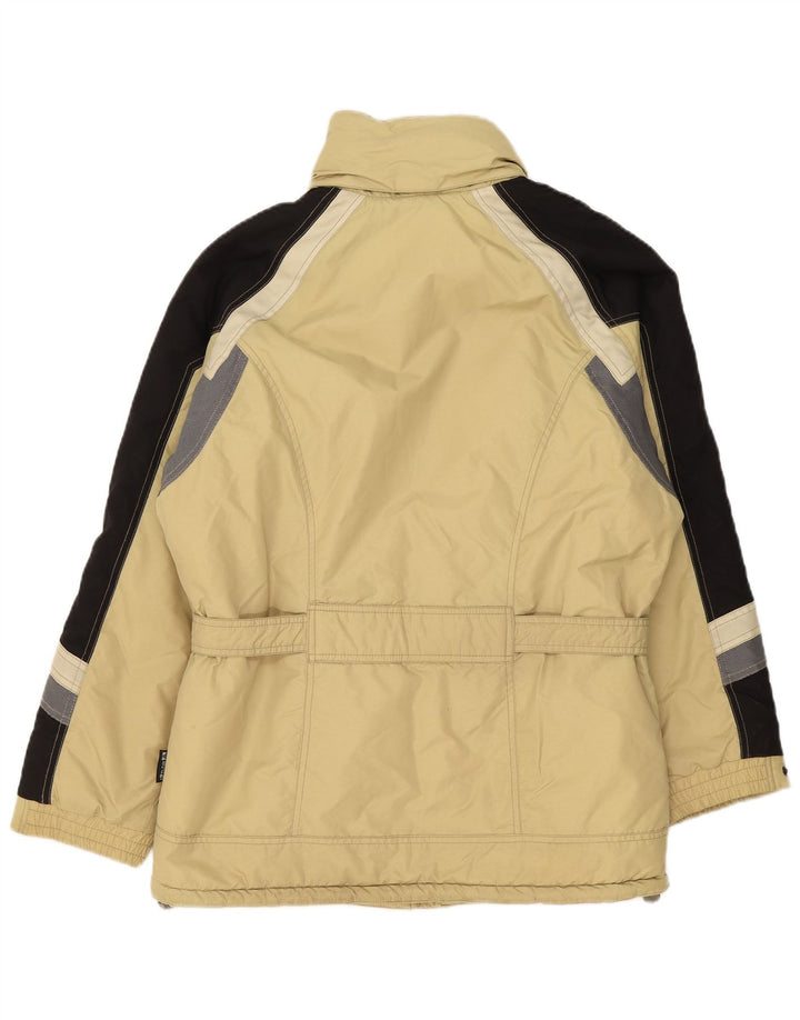 Brugi Veste de Ski Oversize Femme IT 44 Beige Moyen Colourblock Polyamide