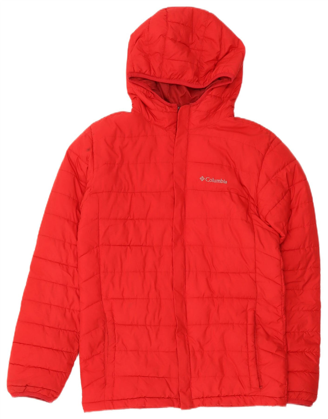Columbia Veste matelassée à capuche pour femme UK 18 XL Rouge Polyester