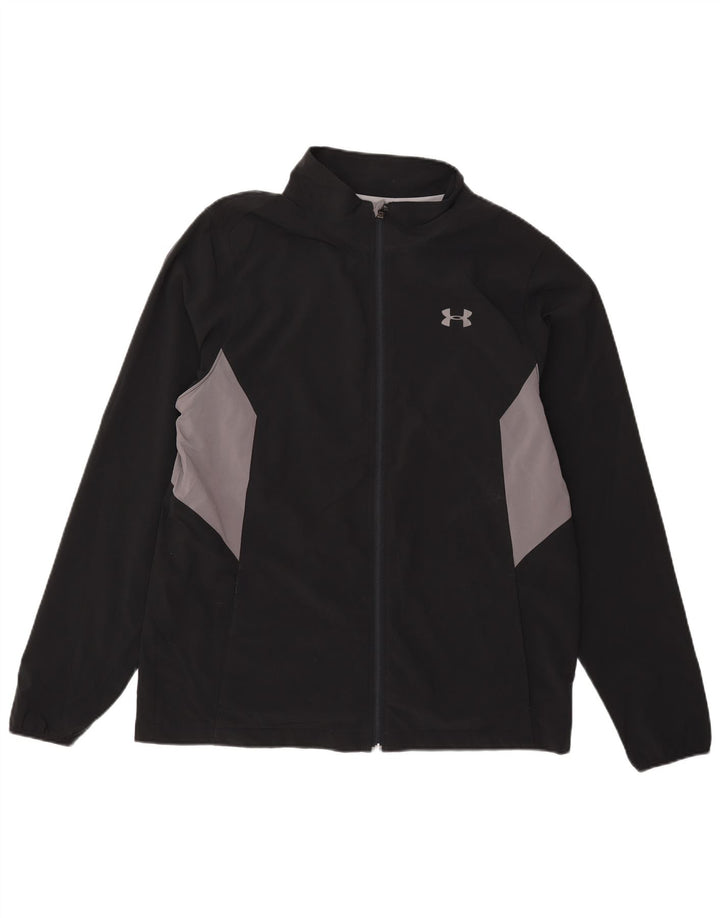 Under Armour Veste de survêtement pour homme Large Noir Colorblock Polyester