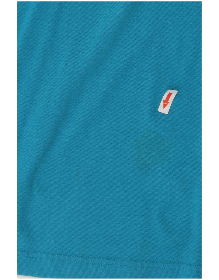 Adidas Garçon Graphic T-Shirt Top 15-16 ans Bleu Polyester