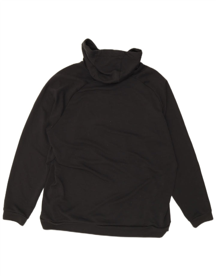 Nike Pull à capuche graphique Dri Fit pour homme 2XL Noir Polyester