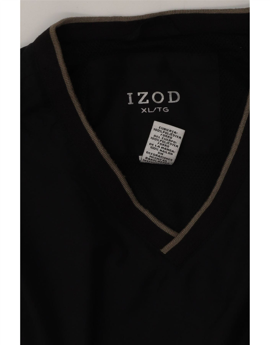 Izod Pull Survêtement Homme Veste XL Bleu Marine Polyester