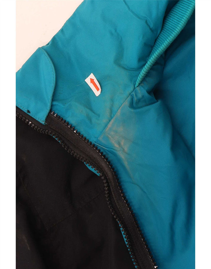 Columbia Veste coupe-vent surdimensionnée pour femme UK 14 Medium Black Colourblock