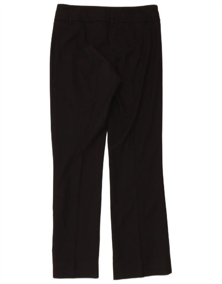 TRUSSARDI Pantalon de Costume Bootcut Femme IT 40 Small W32 L29 Noir Polyester