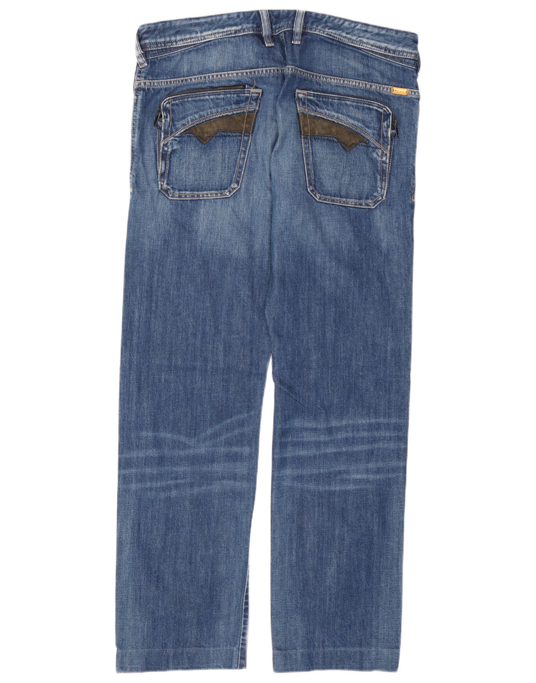 Diesel Jean Droit Poiak W33 L30 Homme Bleu Coton