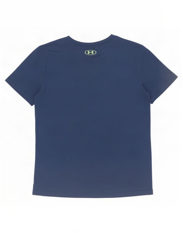Under Armour T-Shirt Graphique Garçon 11-12 ans Grand Bleu Coton