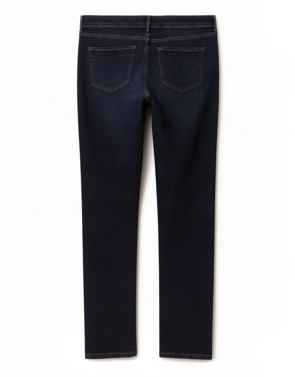 Marks & Spencer Jean slim pour femme UK 24 4XL W42 L29 Bleu marine Coton