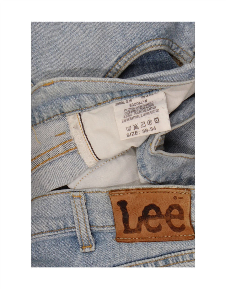 LEE Jean Droit Brooklyn Homme W38 L34 Bleu Coton