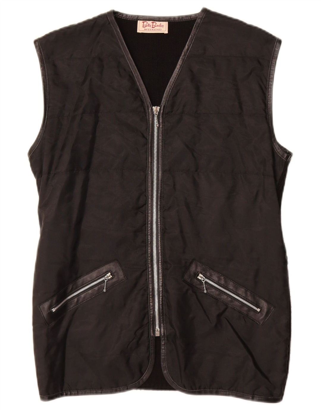 Betty Barclay Gilet Weekend Homme Petit Laine Noir