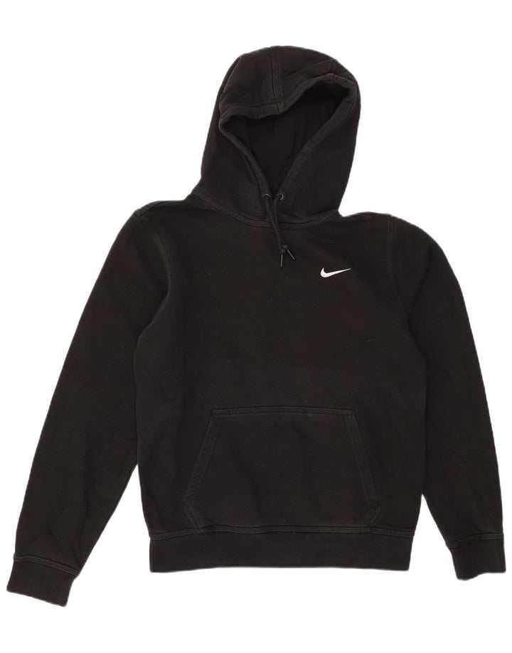 Nike Pull à capuche pour homme Petit coton noir