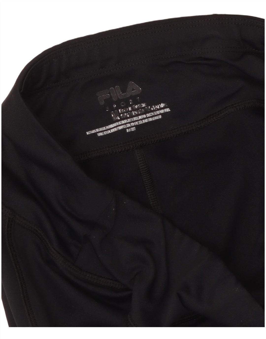 FILA Legging Capri Femme UK 44 Noir Moyen