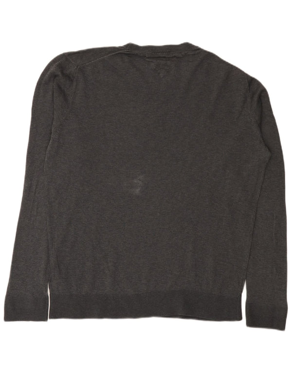 Tommy Hilfiger Pull à col rond pour homme XL Gris Coton