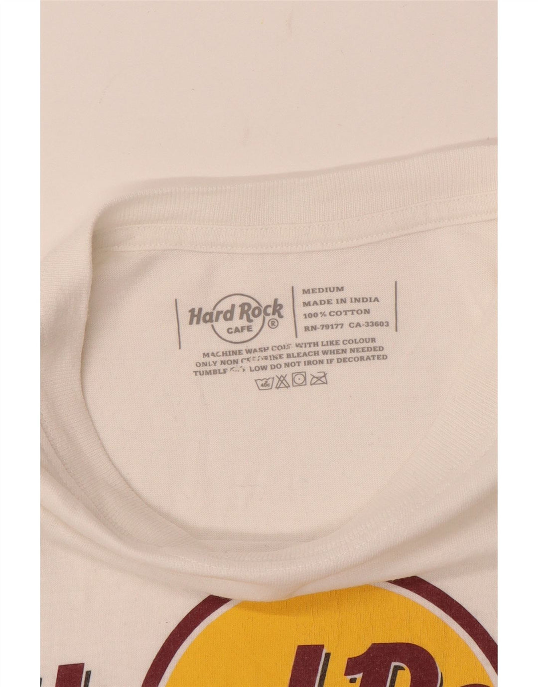 HARD ROCK CAFE T-Shirt Graphique Londres Homme Blanc Moyen Coton