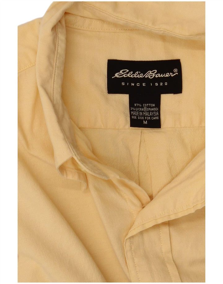Eddie Bauer Chemise à manches courtes pour homme en coton jaune moyen