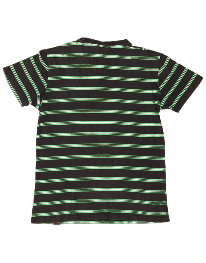 Carhartt T-shirt homme en coton rayé noir moyen