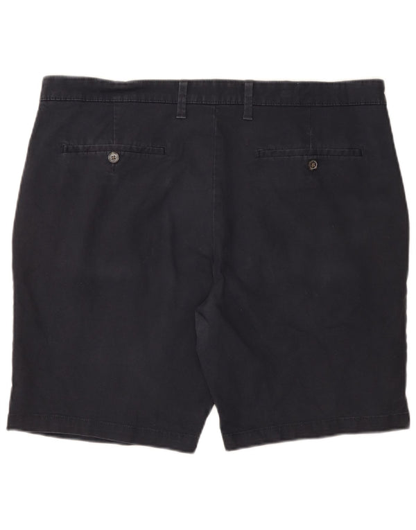 Marks & Spencer Short Chino Homme W38 XL Bleu Marine Coton