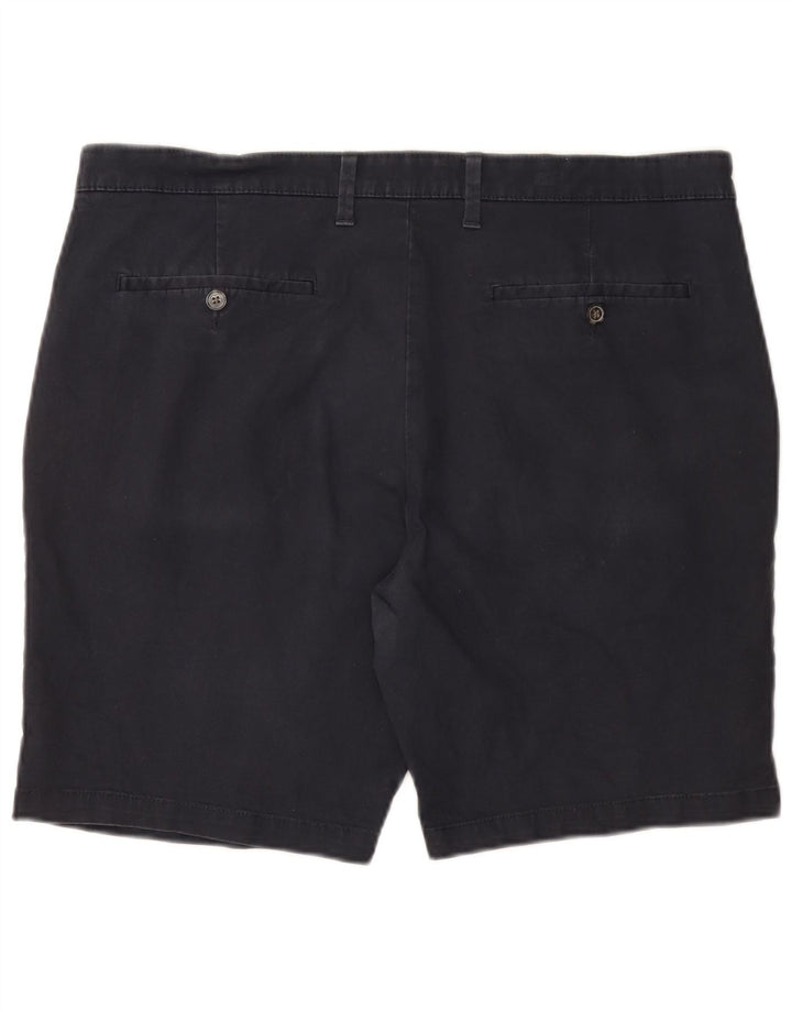 Marks & Spencer Short Chino Homme W38 XL Bleu Marine Coton