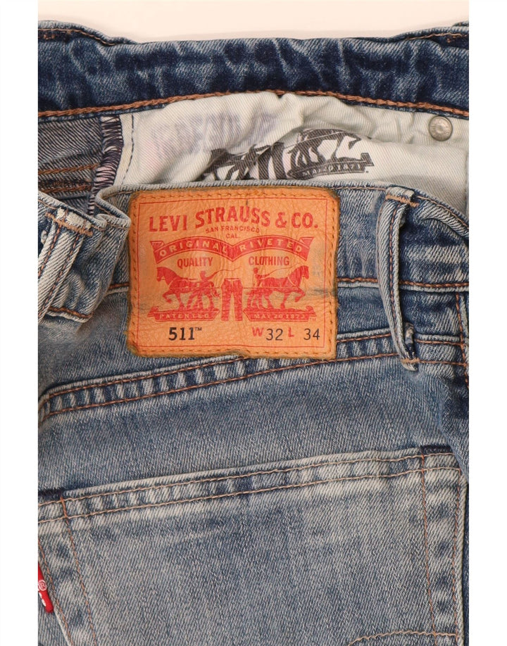 Levi's Jean Slim 511 Homme Bleu W32 L31 Coton