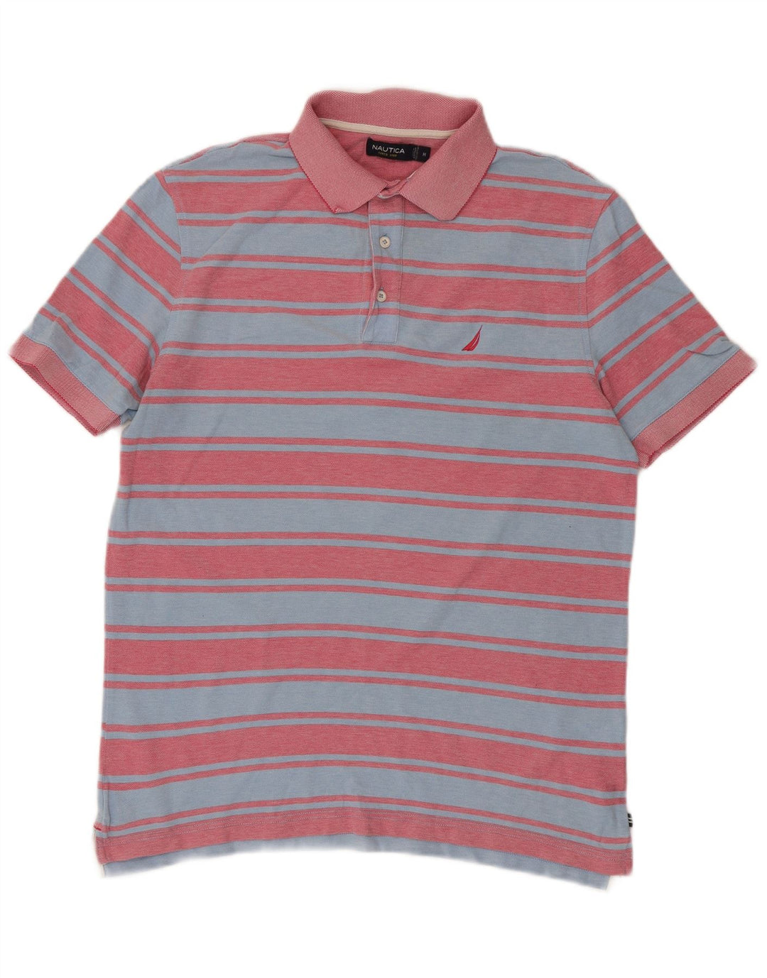 Polo Homme Nautica Coton Rayé Bleu Moyen