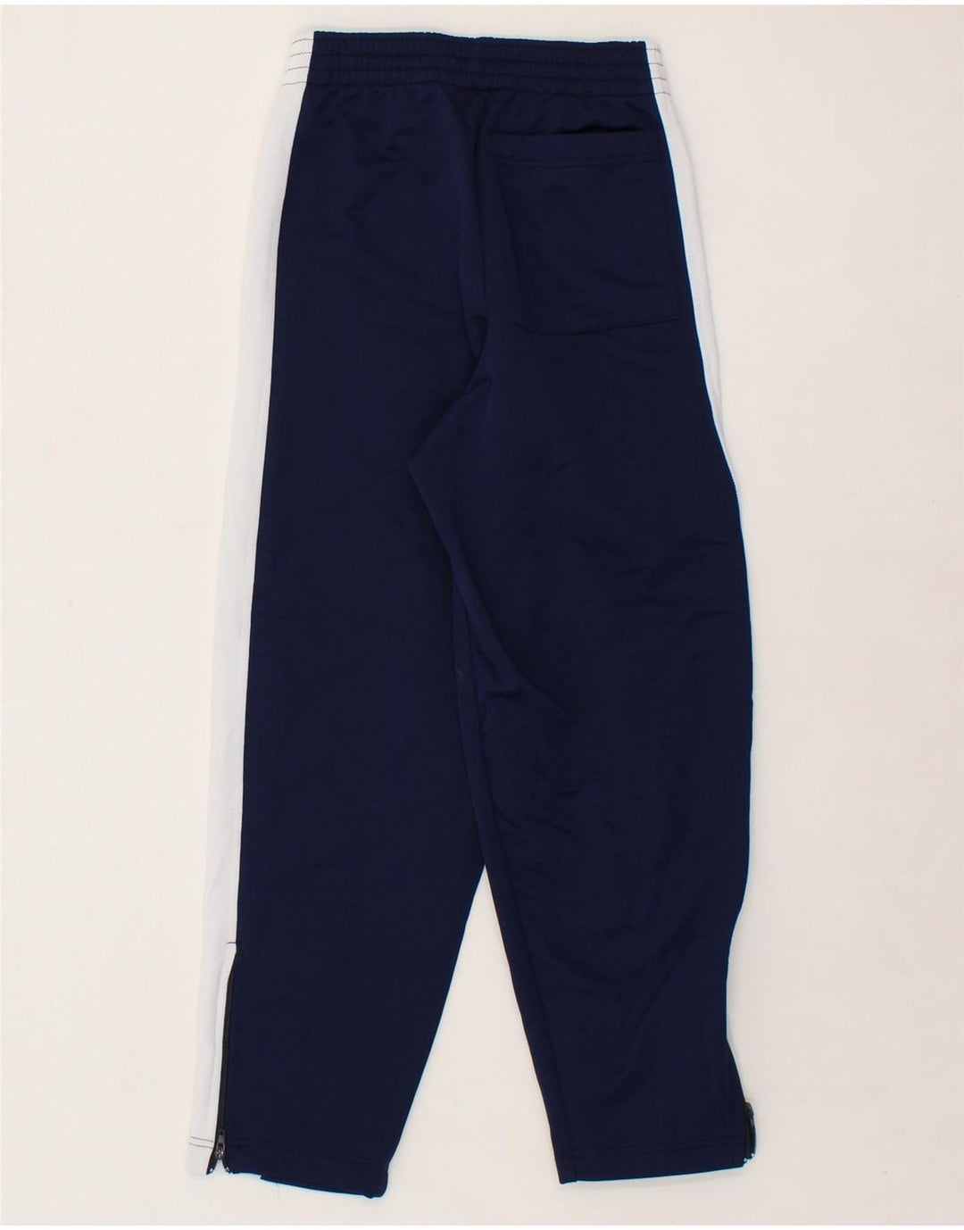 PUMA Boys Tracksuit Trousers 11-12 Years  Navy Blue Colourblock Polyester Vintage Puma and Second-Hand Puma from Messina Hembry 