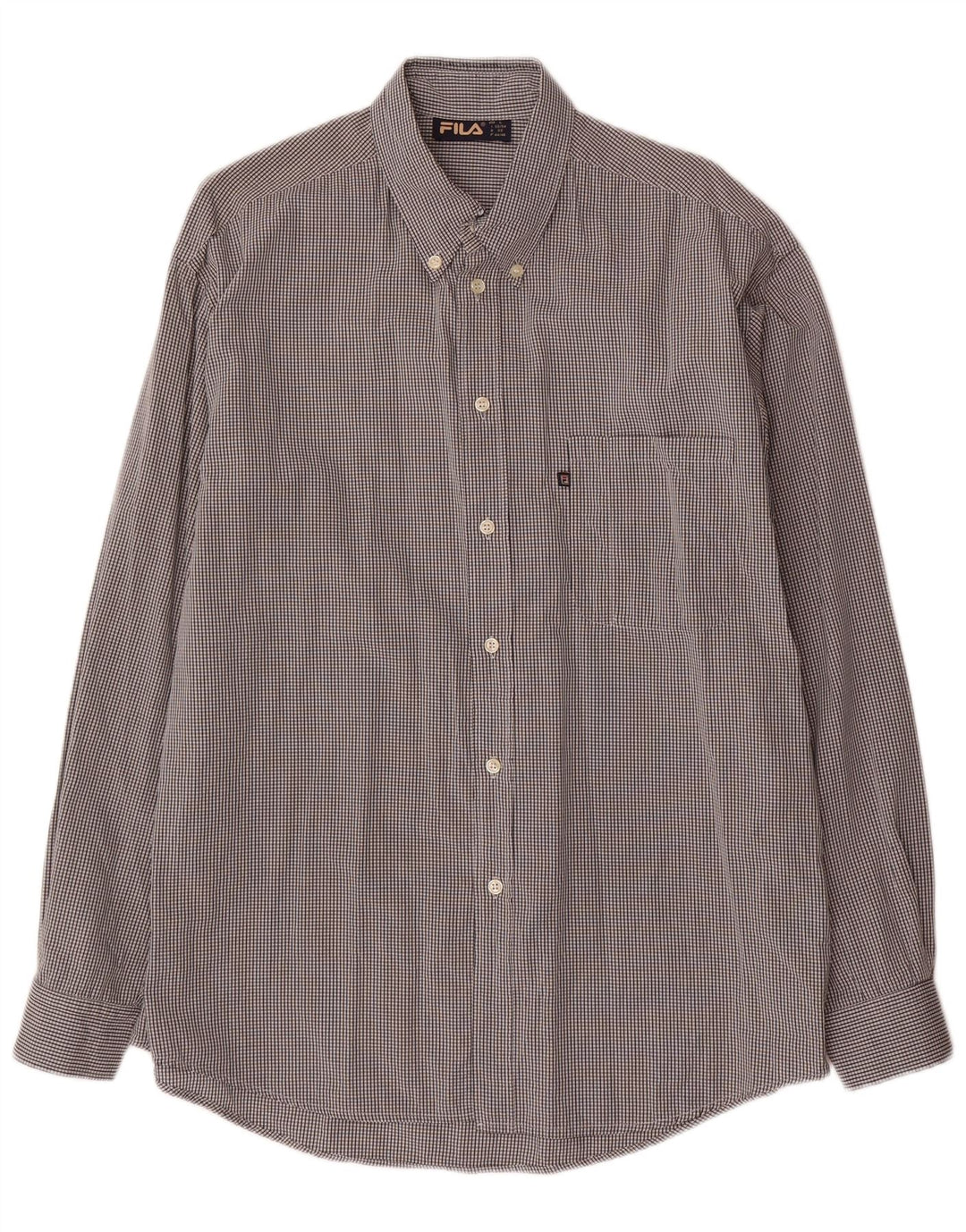 Fila Chemise Homme Grand Carreau Gris