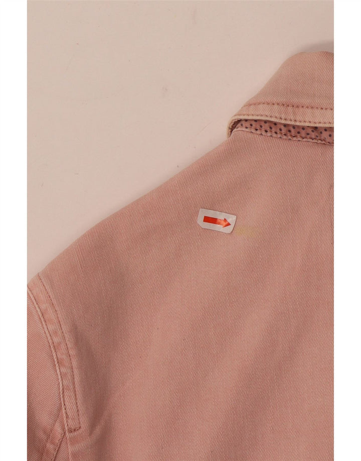 Joules Veste en Jean Femme UK 12 Coton Rose Moyen