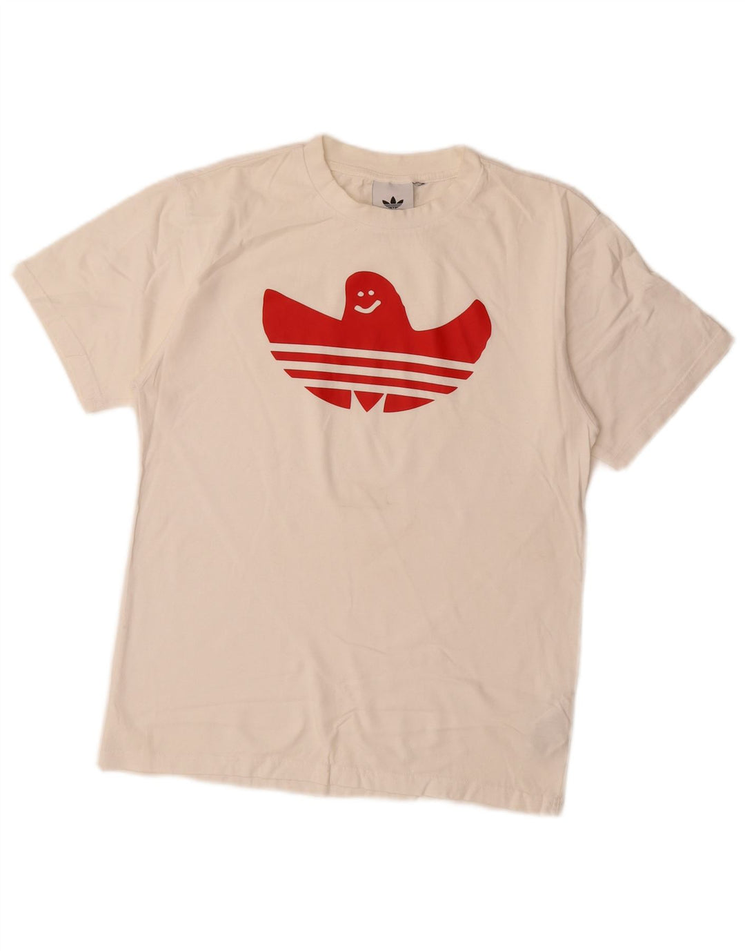 Adidas T-shirt graphique pour hommes, petit, blanc