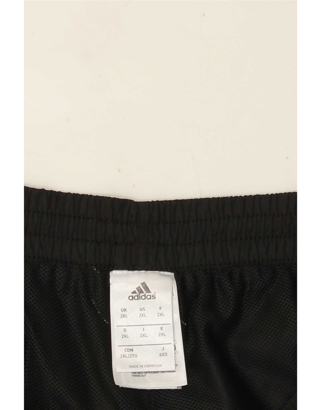 Adidas Short de sport pour homme 2XL Noir Colorblock Polyester