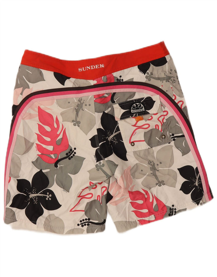 Sundek Short de Bain Homme Moyen Multicolore Floral Polyester