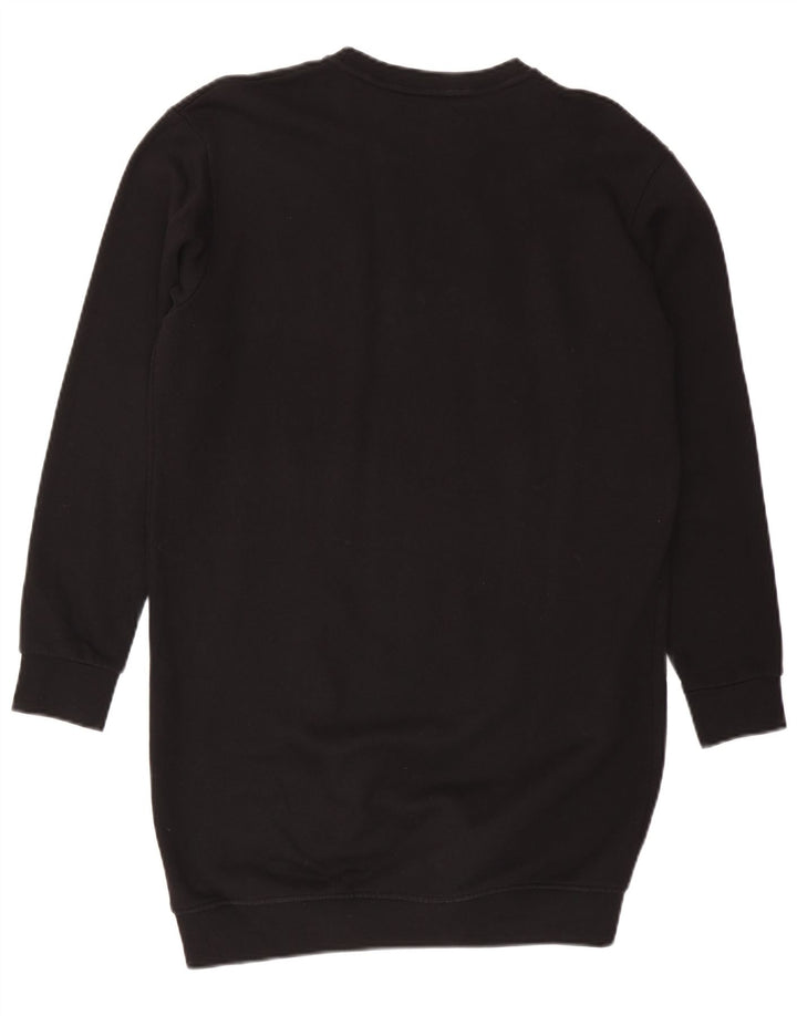 Pyrex Robe pull surdimensionnée pour femme UK 10 Petit coton noir