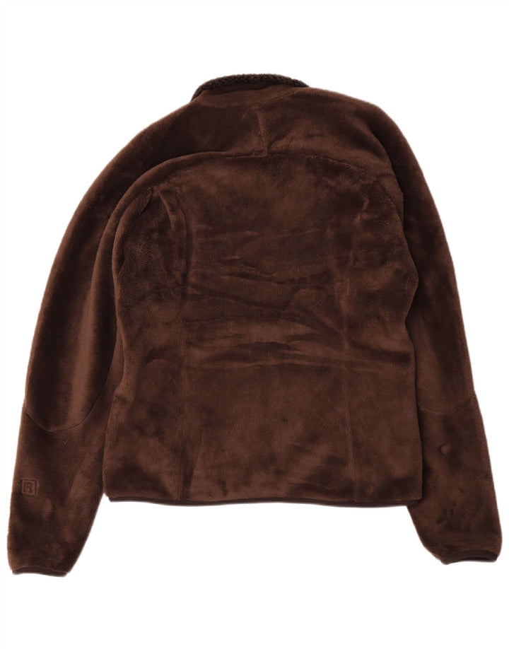 Patagonia Veste Polaire Femme UK 16 Large Marron Polyester