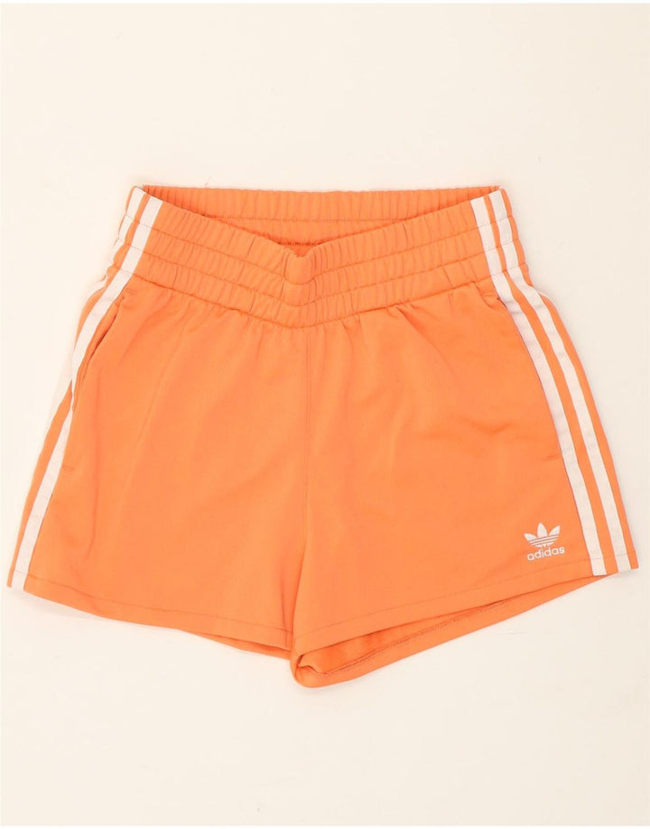 Adidas Short de sport pour femme UK 6 XS Orange Polyester