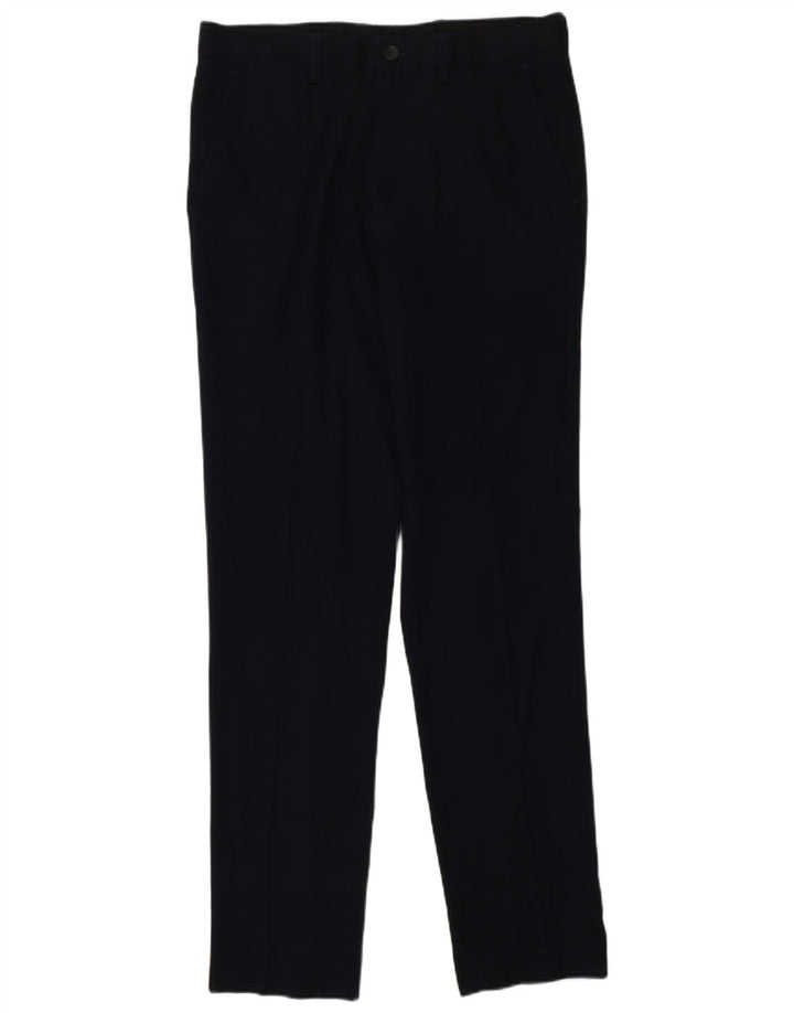 Marks & Spencer Pantalon Chino Slim Homme W32 L33 Bleu Marine Polyester