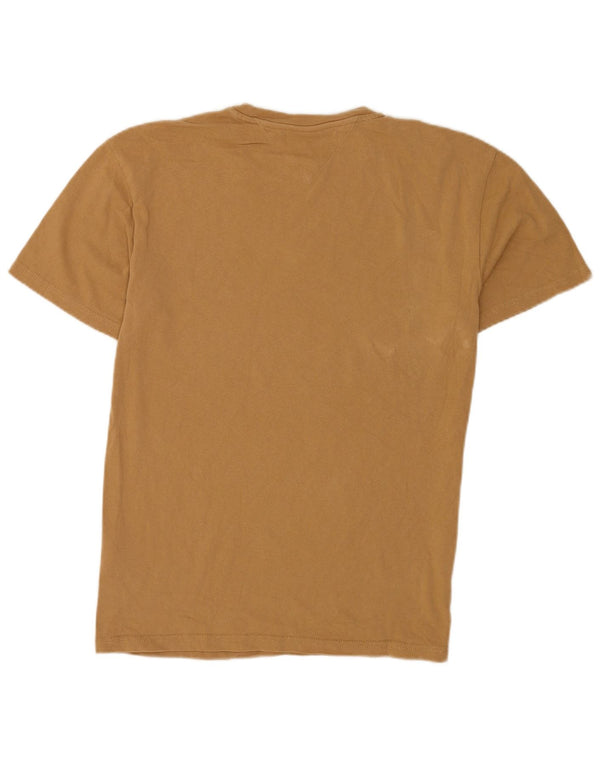 Tommy Hilfiger T-Shirt Homme Petit Marron Coton