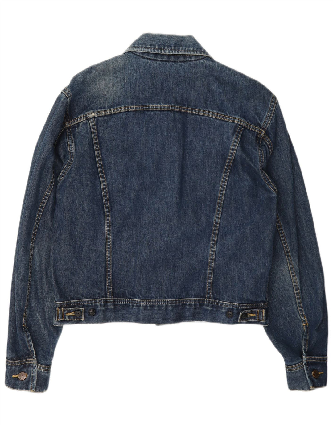 Lee Veste en jean pour femme UK 14 Bleu moyen Coton