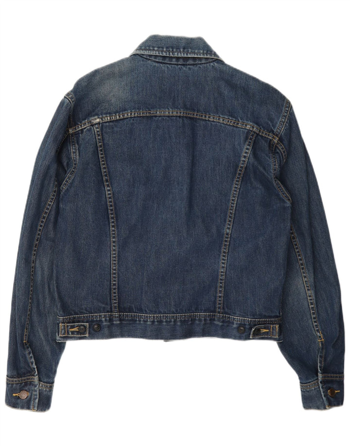 Lee Veste en jean pour femme UK 14 Bleu moyen Coton