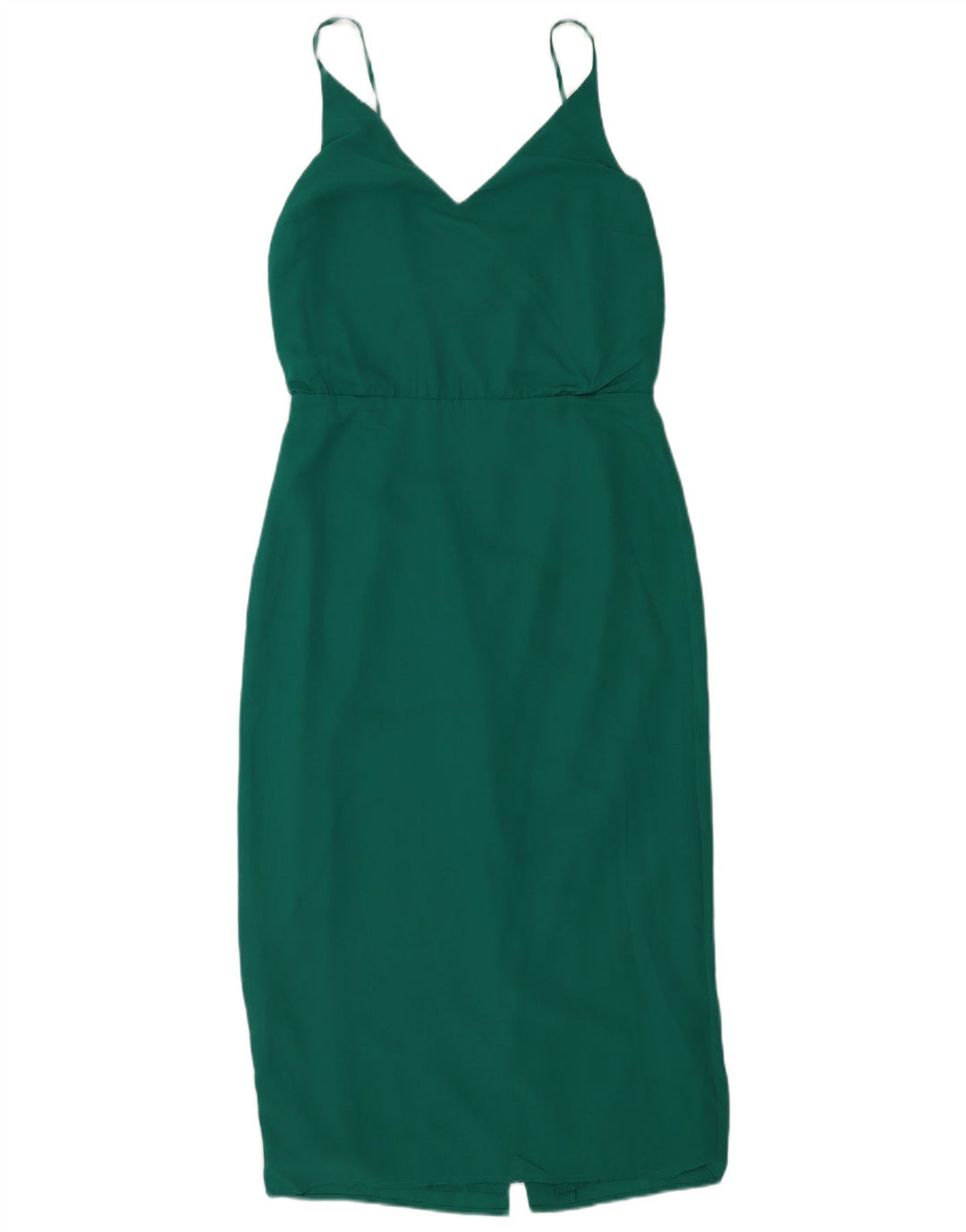 Oasis Robe fourreau sans manches pour femme UK 12 Vert moyen Polyester