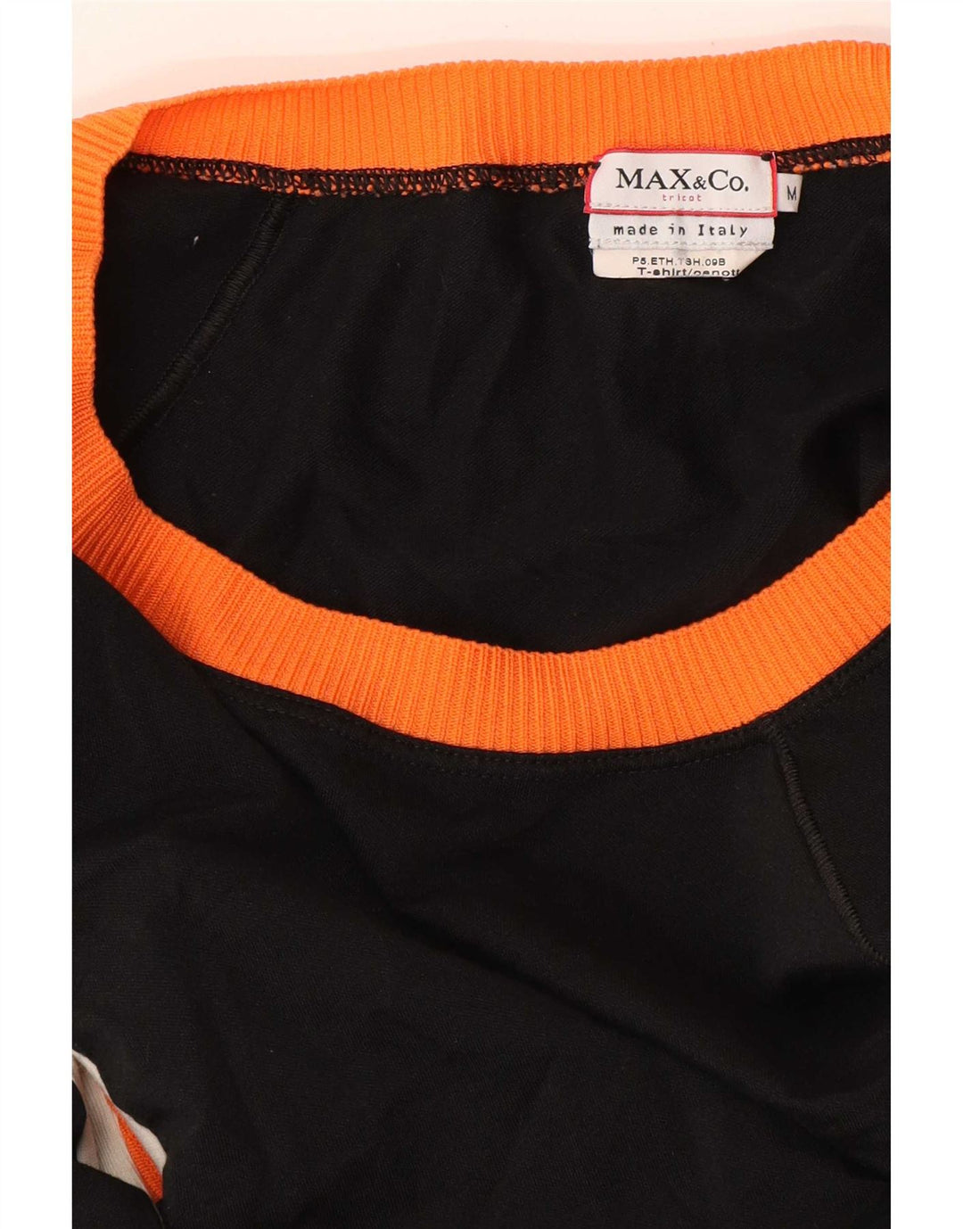 Max & Co. Haut à épaules dénudées pour femme UK 12 Medium Black Colourblock