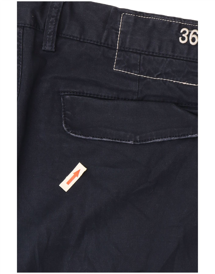 Sun68 Short Chino Homme W36 Large Bleu Marine Coton