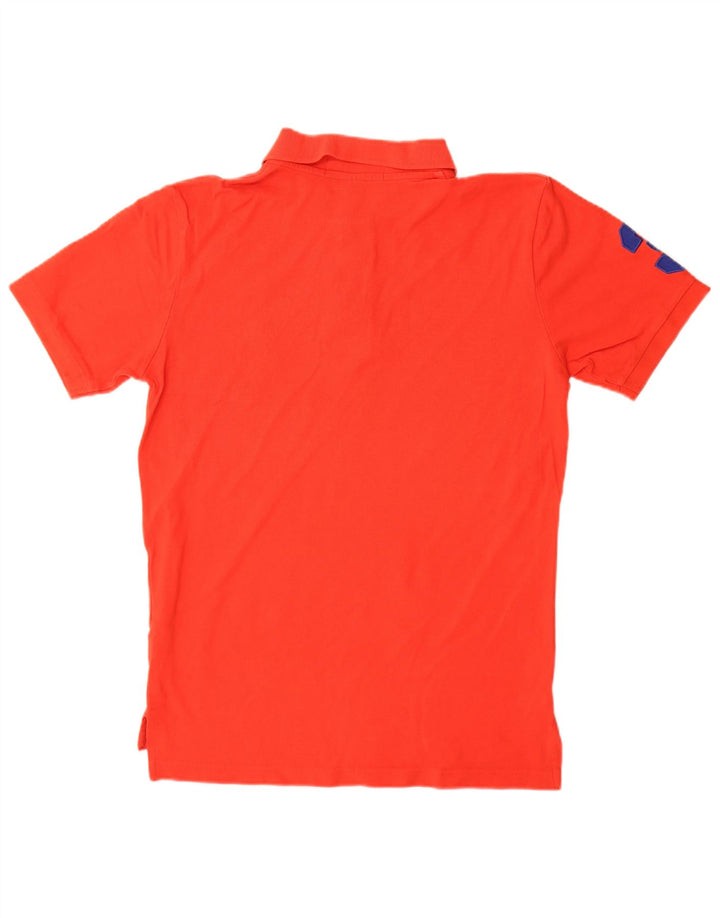 POLO AMÉRICAIN ASSN. Polo Graphique Homme Petit Coton Rouge