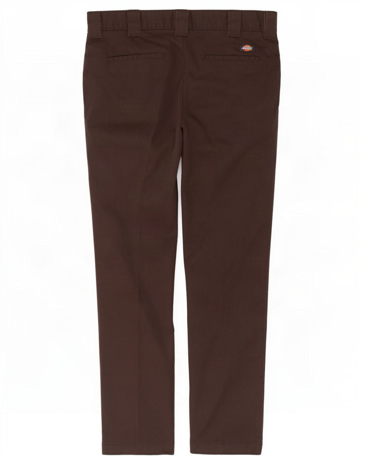 Dickies Pantalon Chino Coupe Slim Homme W30 L32 Marron Polyester