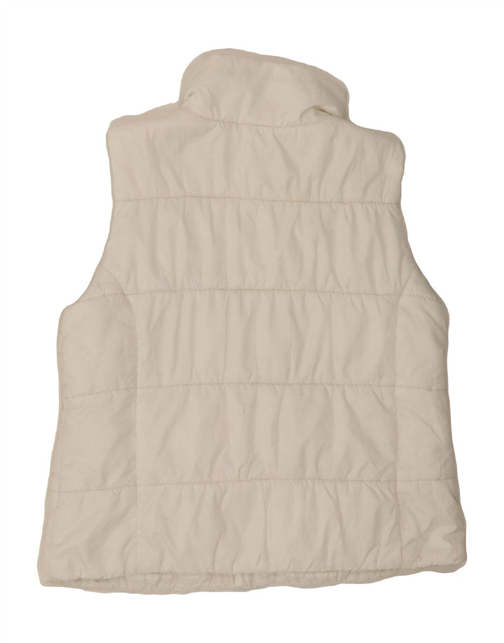 PUMA Womens Padded Gilet UK 16 Large  White Vintage Puma and Second-Hand Puma from Messina Hembry 