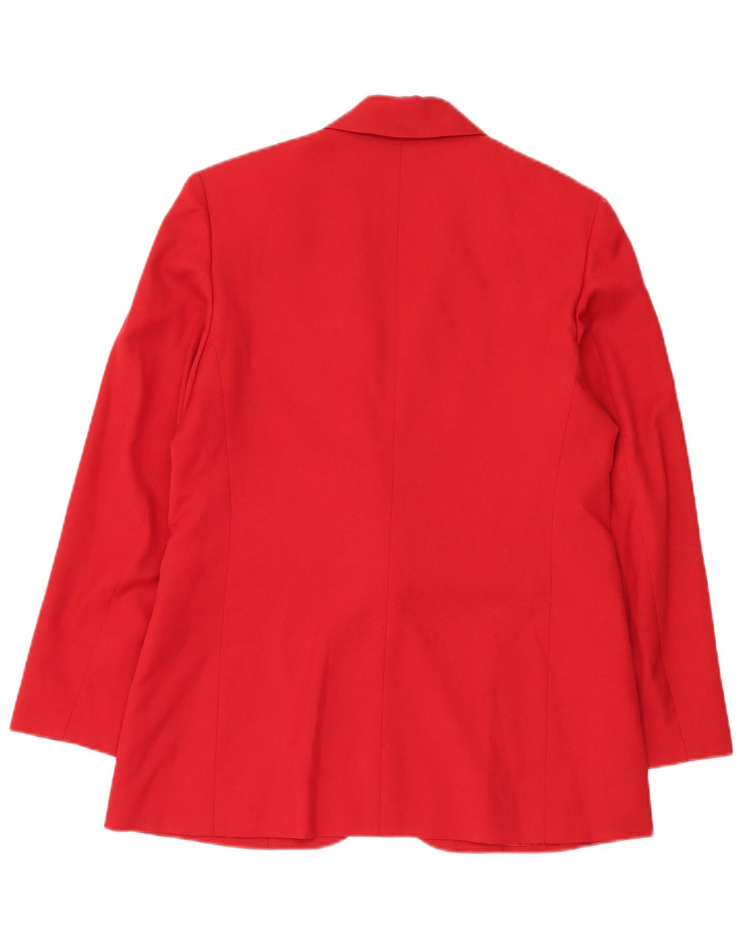 Mary Kay Veste blazer longue surdimensionnée à 1 bouton pour femme US 8 Petit Rouge