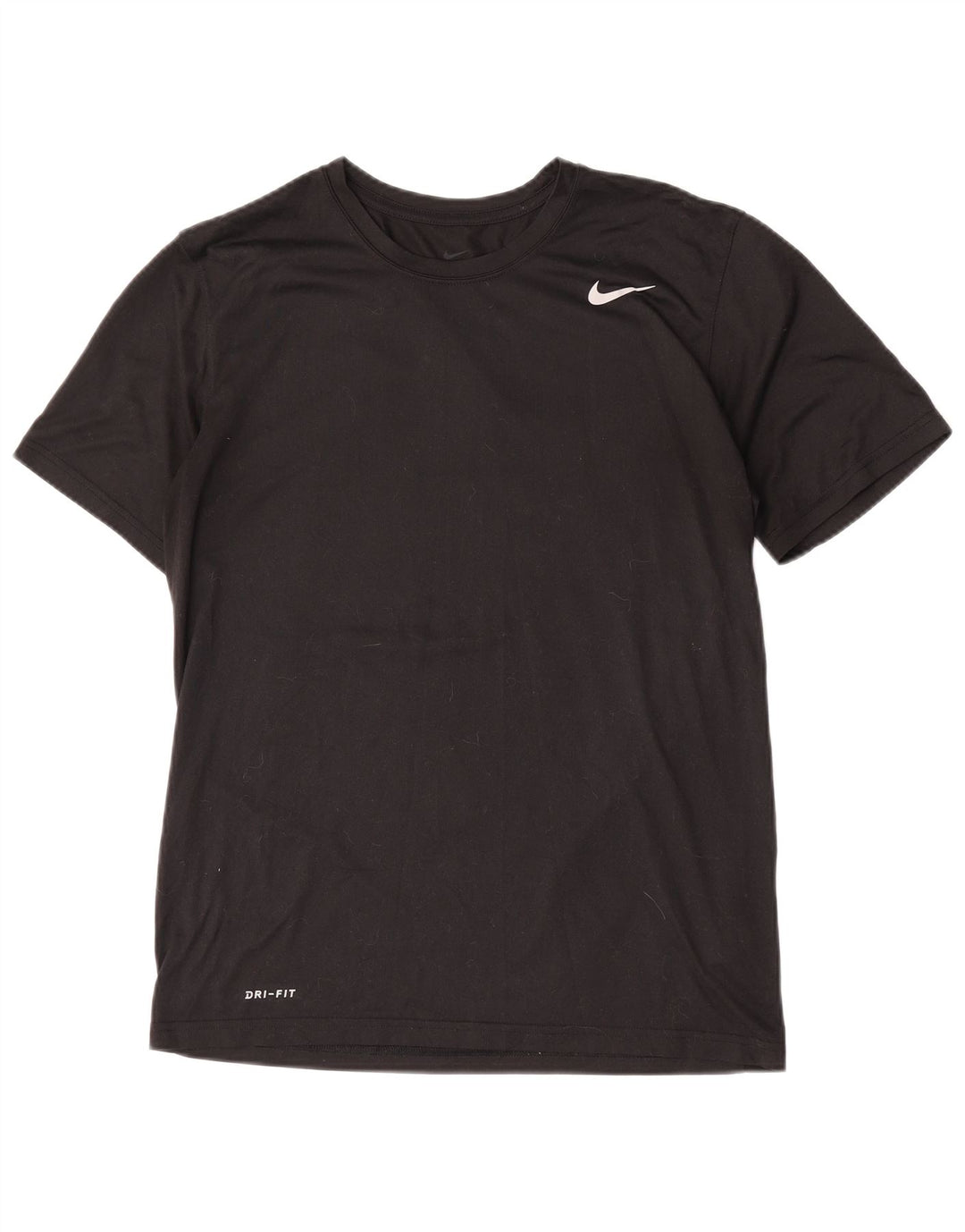 Nike Hommes Dri Fit T-Shirt Haut Noir Moyen Polyester