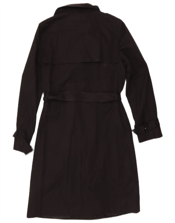 Marks & Spencer Trench-coat double boutonnage pour femme UK 10 Small Noir